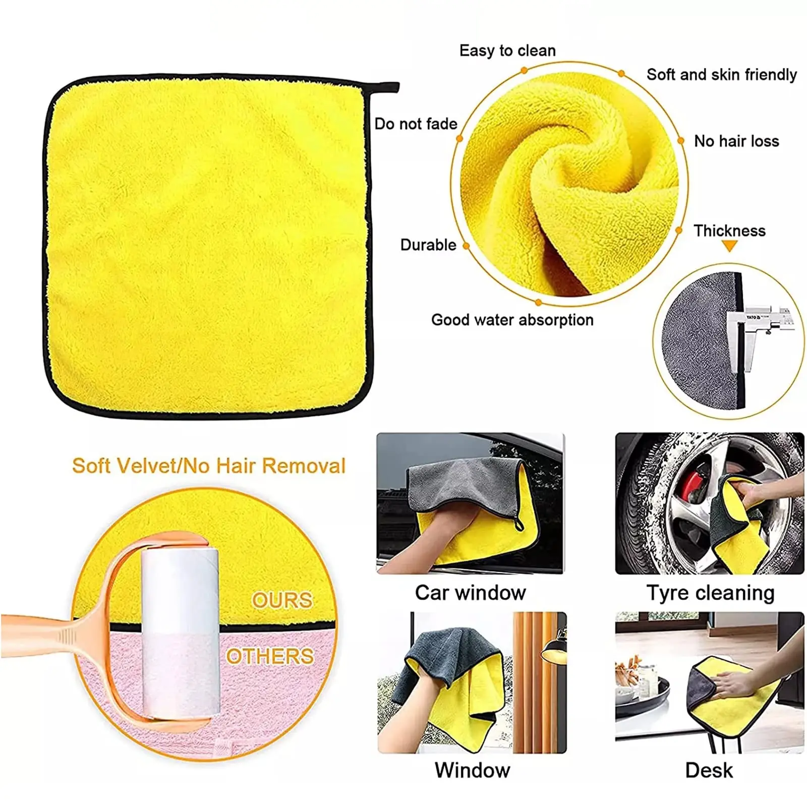 7pcs Drill Electric Brush Power Scrubber Cleaning Brush Attachment Set All Purpose for Floor,Tub,Shower,Tile, Bathroom, Kitchen