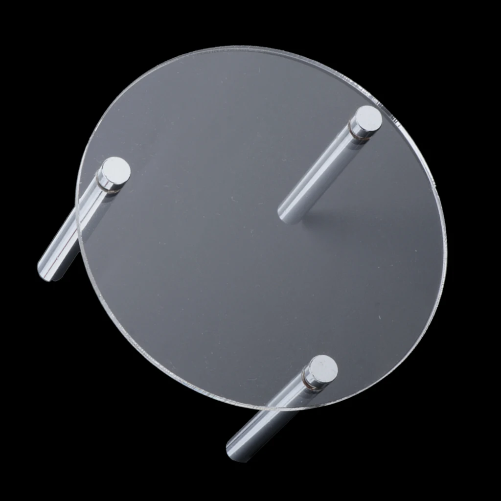 أرقام رف مستديرة من الأكريليك تعرض أدوات عرض زخرفة الرف