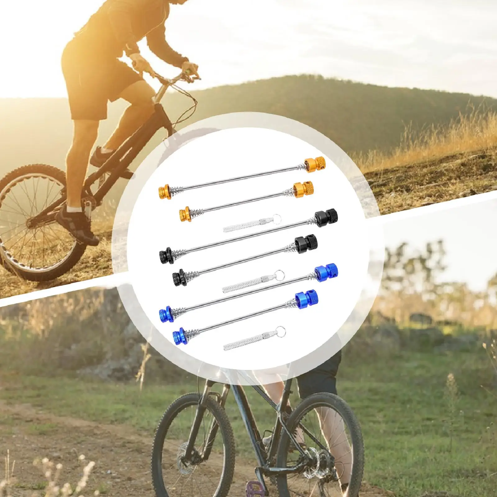 Bike Quick Release Skewer Mountain Road Bikes Training Quick Release Axles