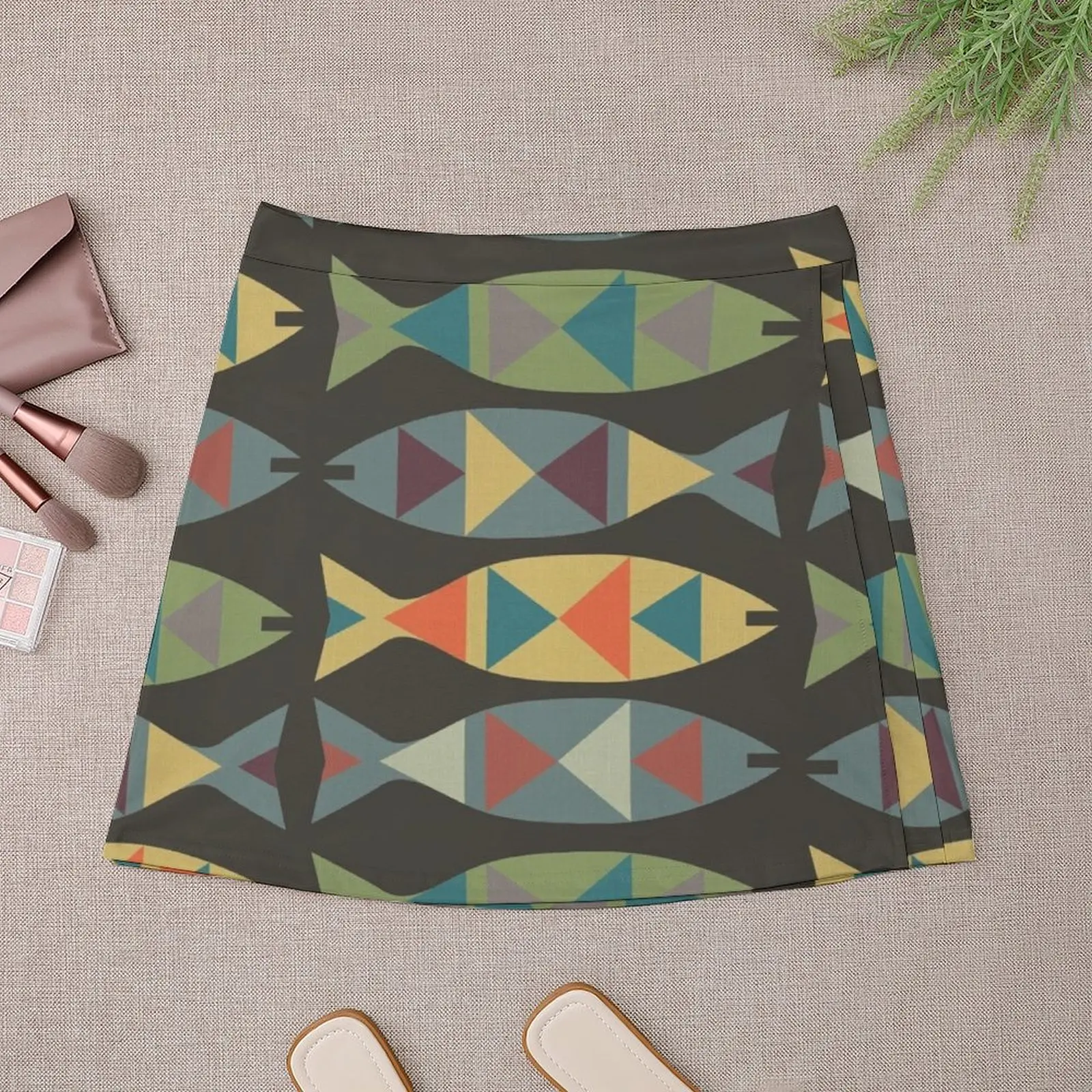 Fish - 1 Mini Skirt Women's summer dress Female clothing Mini Skirt