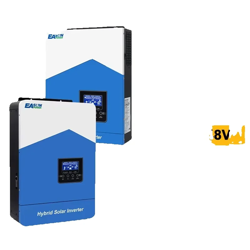 Easun Power 2200w 3200w 4200w 6200w 12v 24v 48v MPPT Hybrid Off Grid czysta fala sinusoidalna 80a 110a 230v 50/60hz ładowarka do inwertera solarnego — 2