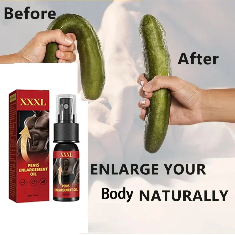 Men\'s Massage Oil XXL 10ML Big Growth Thickening Increasing Essential Oil,Personal Care Private Massage Cream , Men Maintenance