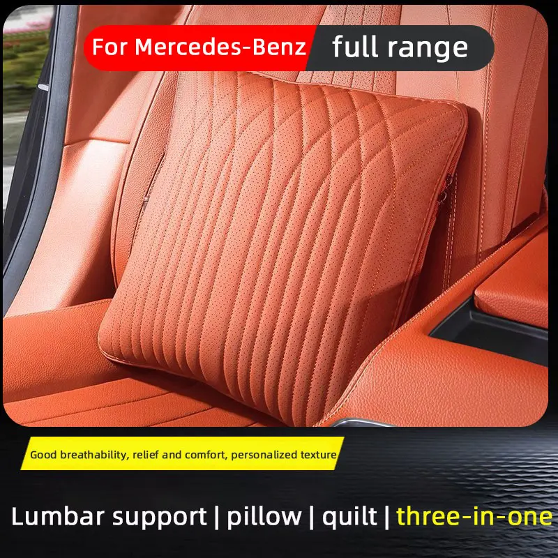 

Car Interior Air Conditioning Quilt Pillow Quilt Dual Purpose Lumbar Cushion For Mercedes Benz A B C E S R V GLA GLS GLK SLC SLK