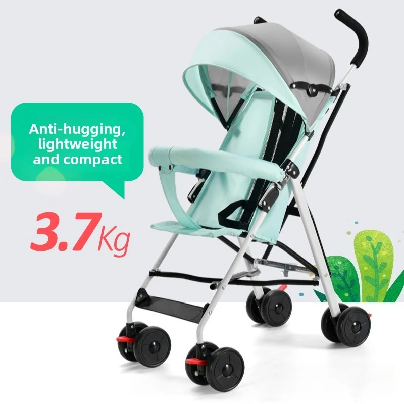 

Всесезонная легкая коляска — складная коляска с откидной спинкой и зонтиком