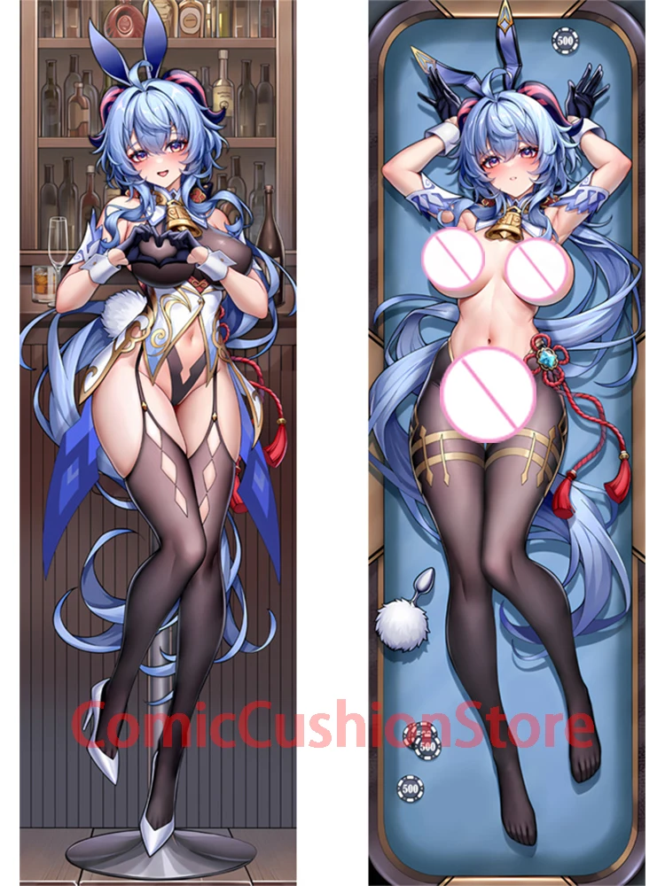 

Dakimakura anime Дакимакура аниме Ganyu Genshin ударопрочная двухсторонняя подушка для тела в натуральную величину наволочка для взрослых