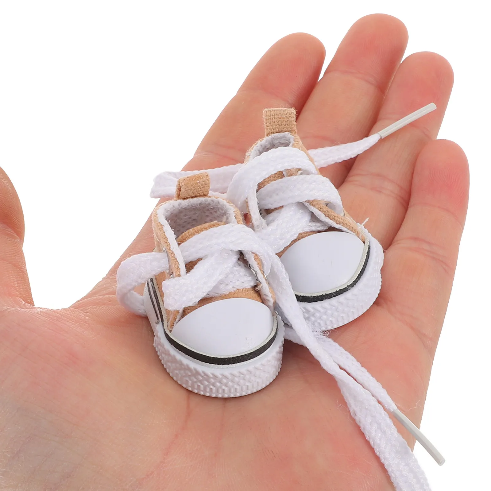 2-pares-de-tenis-miniatura-de-lona-de-17cm-para-calcados-de-fantasia-com-costura-realista-cores-vibrantes-e-fechamentos-faceis-em-tecido