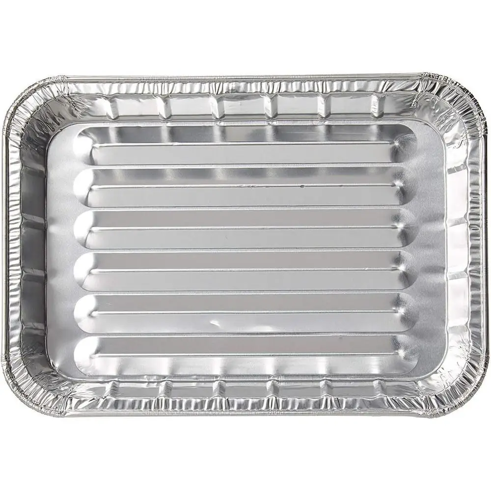 Disposable Aluminum Foil Toaster Oven Pans Mini Broiler Baking Trays BPA Free Single Serving Meal Prep Easy Cleanup