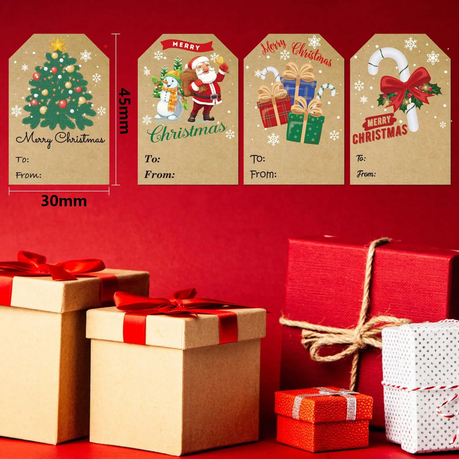 300 szt. Świąteczne naklejki na prezenty, naklejki Pulp Fiction Ojciec Chrzestny Retro Modne naklejki na laptopa, album do scrapbookingu, bagaż, telefon, prezenty