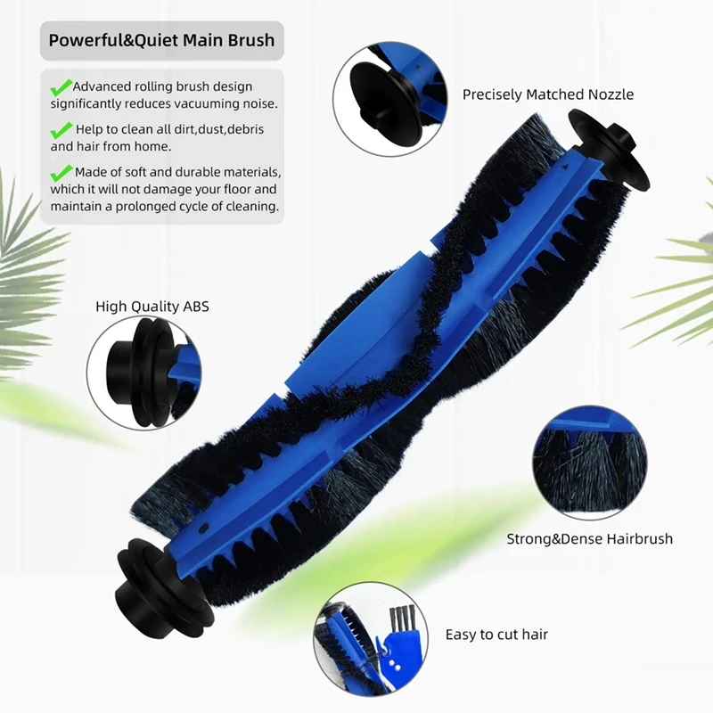 For Robovac 11S / 25C / 30 / 30C / 35C / 12 / 15T / 15C Slim Robot Vacuum Cleaner Main Side Brush Cover Hepa Filter