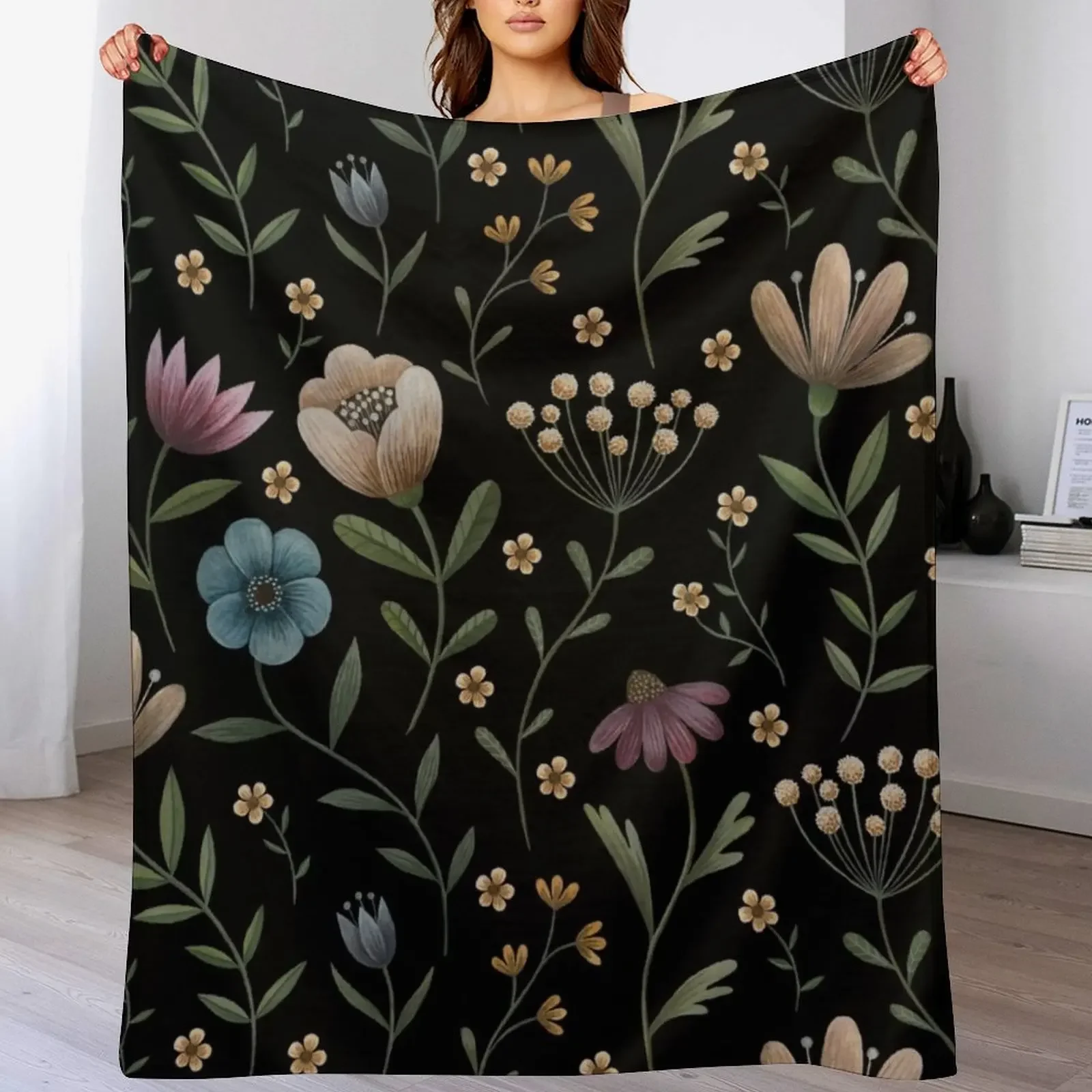 

Secret garden Throw Blanket All Season Soft Lightweight Blanket for Home