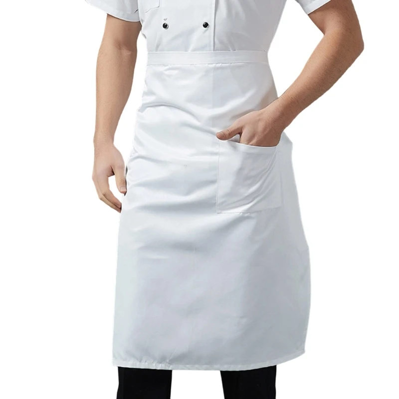 通気性のあるシェフ作業エプロン、汚れ防止、簡単に洗えるデザイン、レストランプロフェッショナル向け