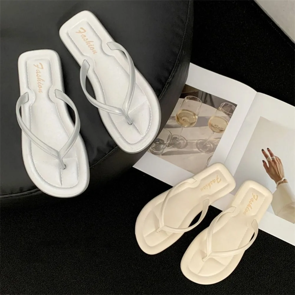 شباشب نسائية يومية مضادة للانزلاق من مادة PVC نعل ناعم للشاطئ شباشب للشاطئ أحذية غير رسمية صنادل صيفية للفتيات #3