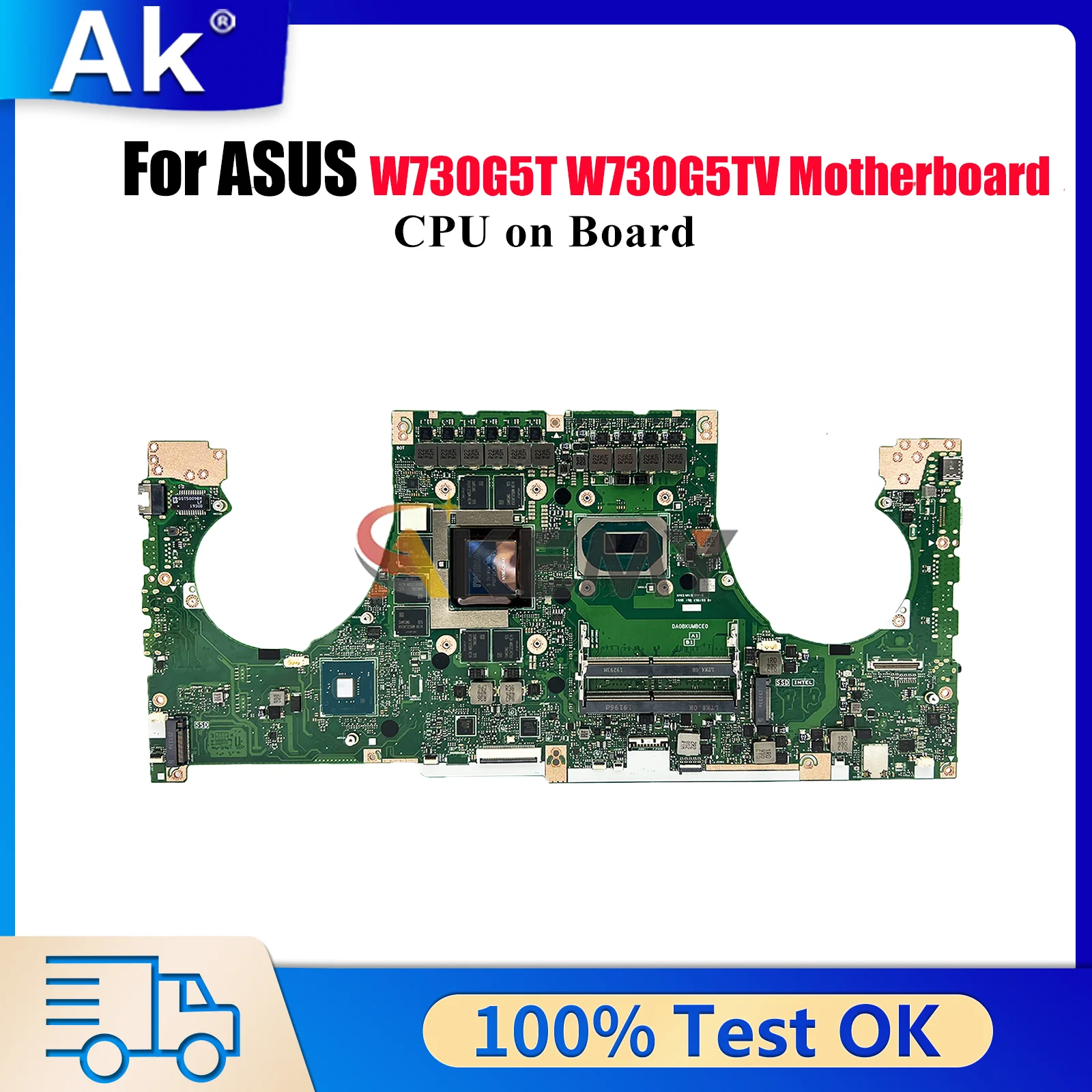 

W730G5T Материнская плата для ноутбука ASUS ProArt W730G5T W730G5TV W730G Материнская плата для ноутбука с процессором 100% тестирование ОК быстрая доставка stk