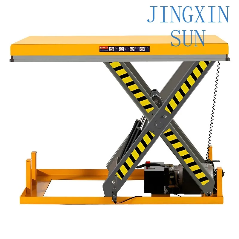Platform lift New 3m chain sling Fixed scissor lift Mobile hydraulic electric scaffolding Home retail work platform
