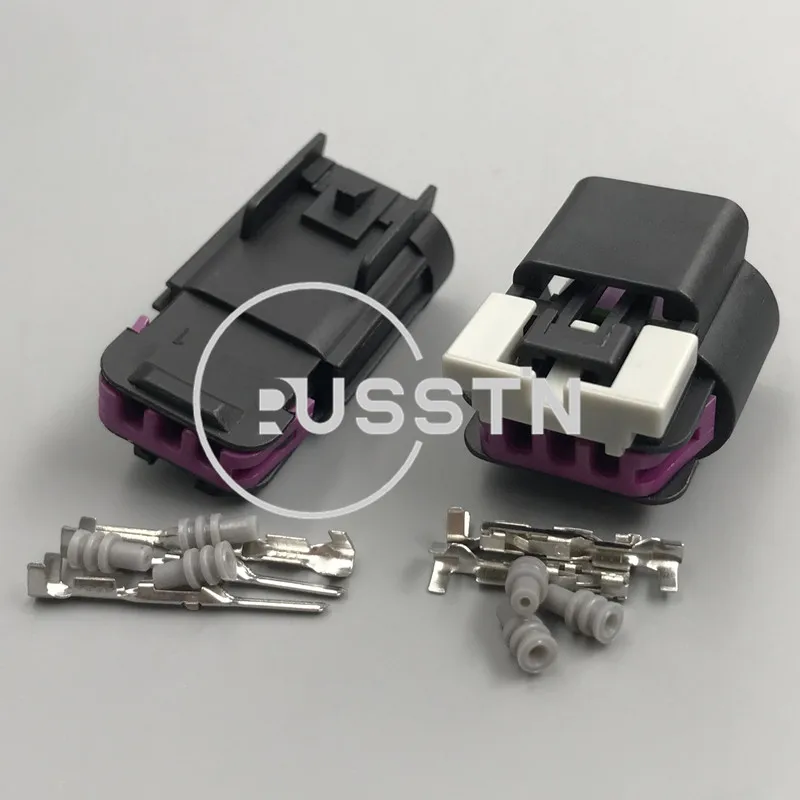 1 Set 3 Hole Car Cable Harness Oil Pump Connector Waterproof Socket AC Assembly 13519047 15326808 15326813