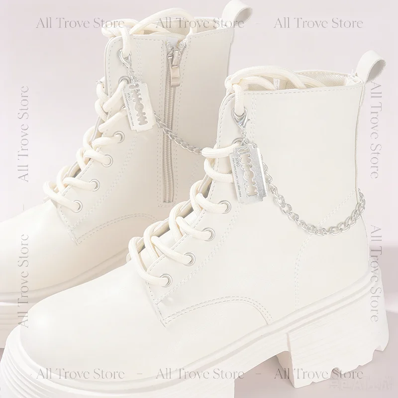 Gothic Punk Boot Shoe Chain Decor with Easy-Release Buckle Mechanism DIY Accessory for Shoes