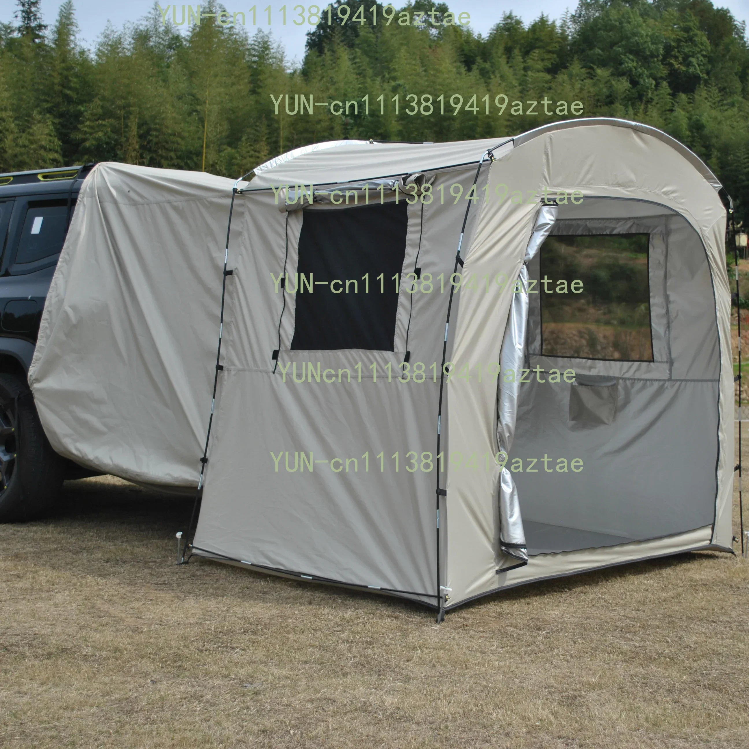 Car Rear Rest Tent Christmas Long-distance Driving 2/3 Person Car Tent, SUV Tailgate Tent, Car Hatchback Tent with Screen Window