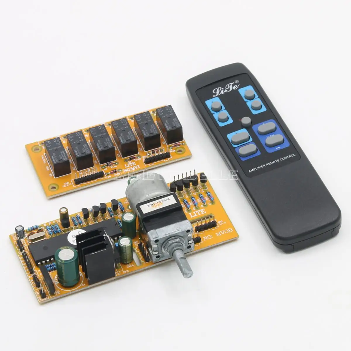 MV04 Four-channel ALPS Motor Remote Control Volume Board With 4 Way Audio Input Supports Balanced In and Output