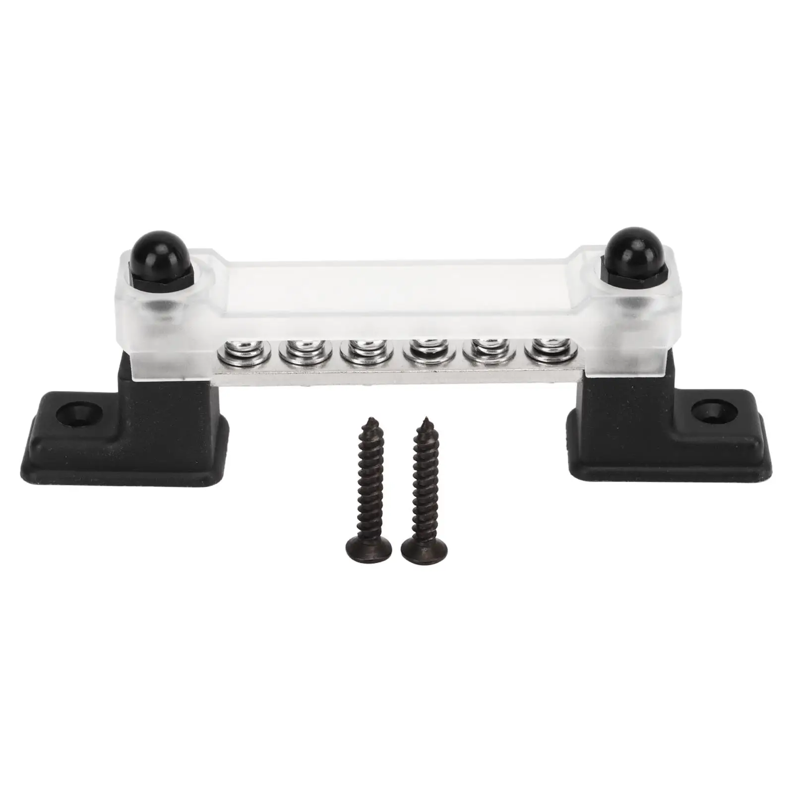 

Terminal Bus Bar ABS Cover Power Distribution Terminal Block Wear Proof High Conductivity Durable for pickup