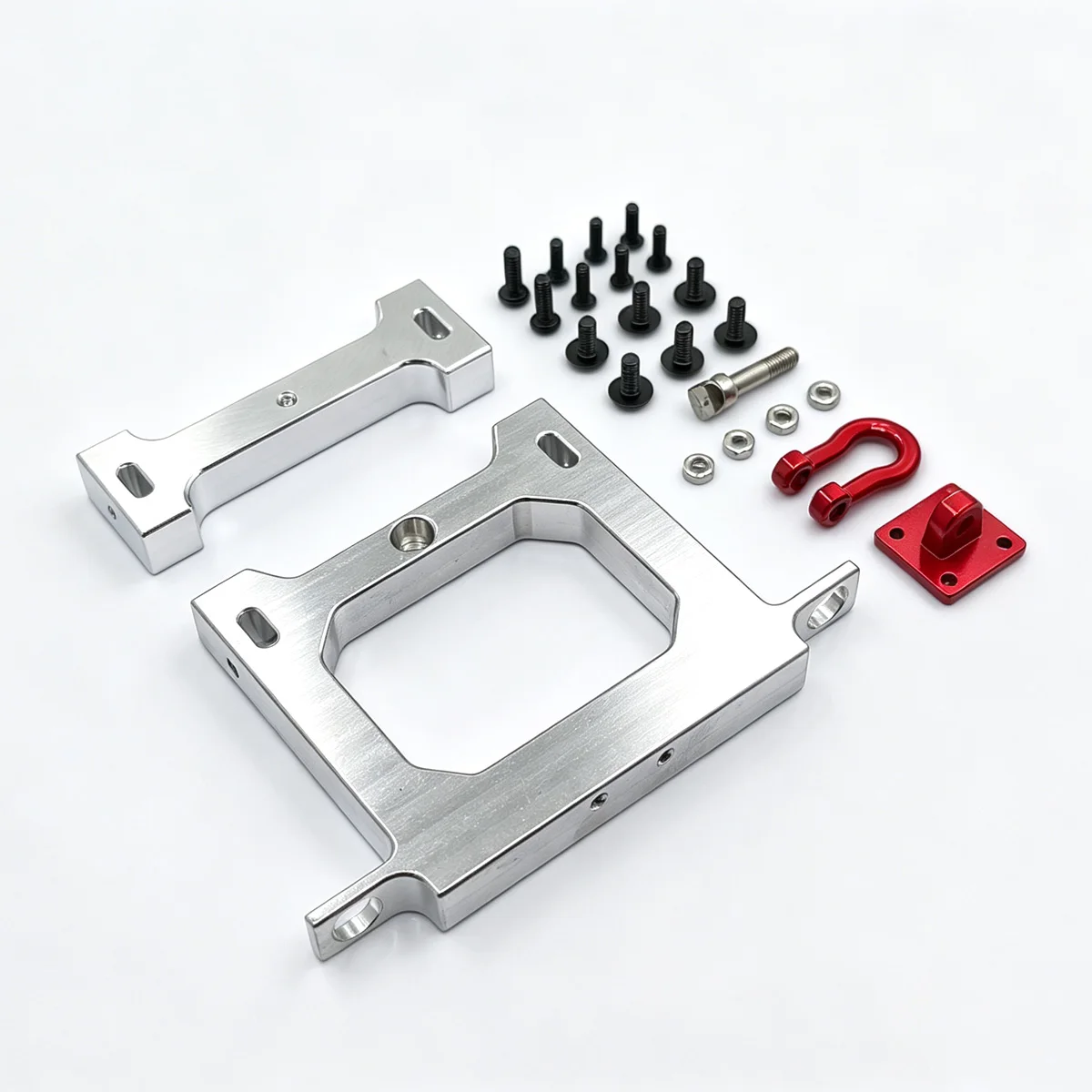 RC Car Crossbeam Tail Beam Rear Bumper Set Fit for WPL 1/16 C14 C24 B14 B24 B36 Modification Remote Control Car Parts