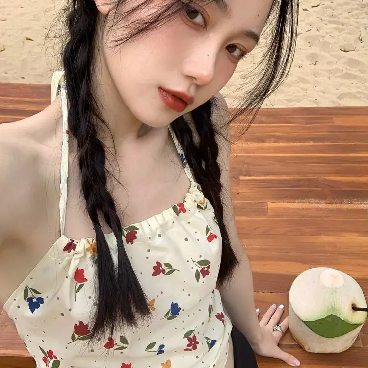 Camisetas sin mangas para mujer con volantes y tiras escote corazón recortado de tul recortado verano Fairycore elegante aspecto de chaleco