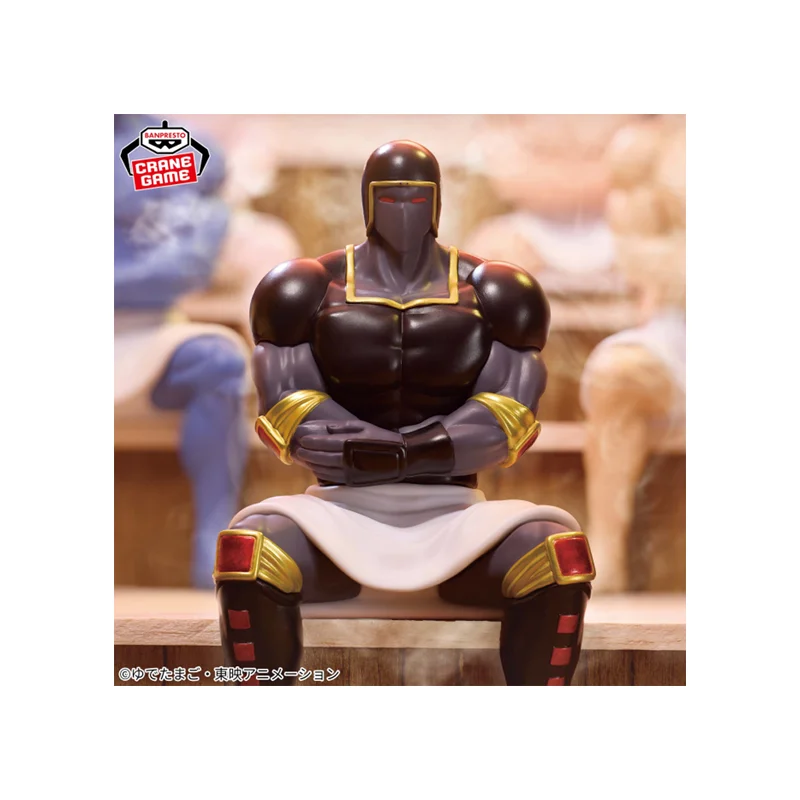[Original Genuine] Bandai Banpresto The Animation Kinnikuman Warsman Sauna Version In Stock Figure Model Sitting Posture Doll