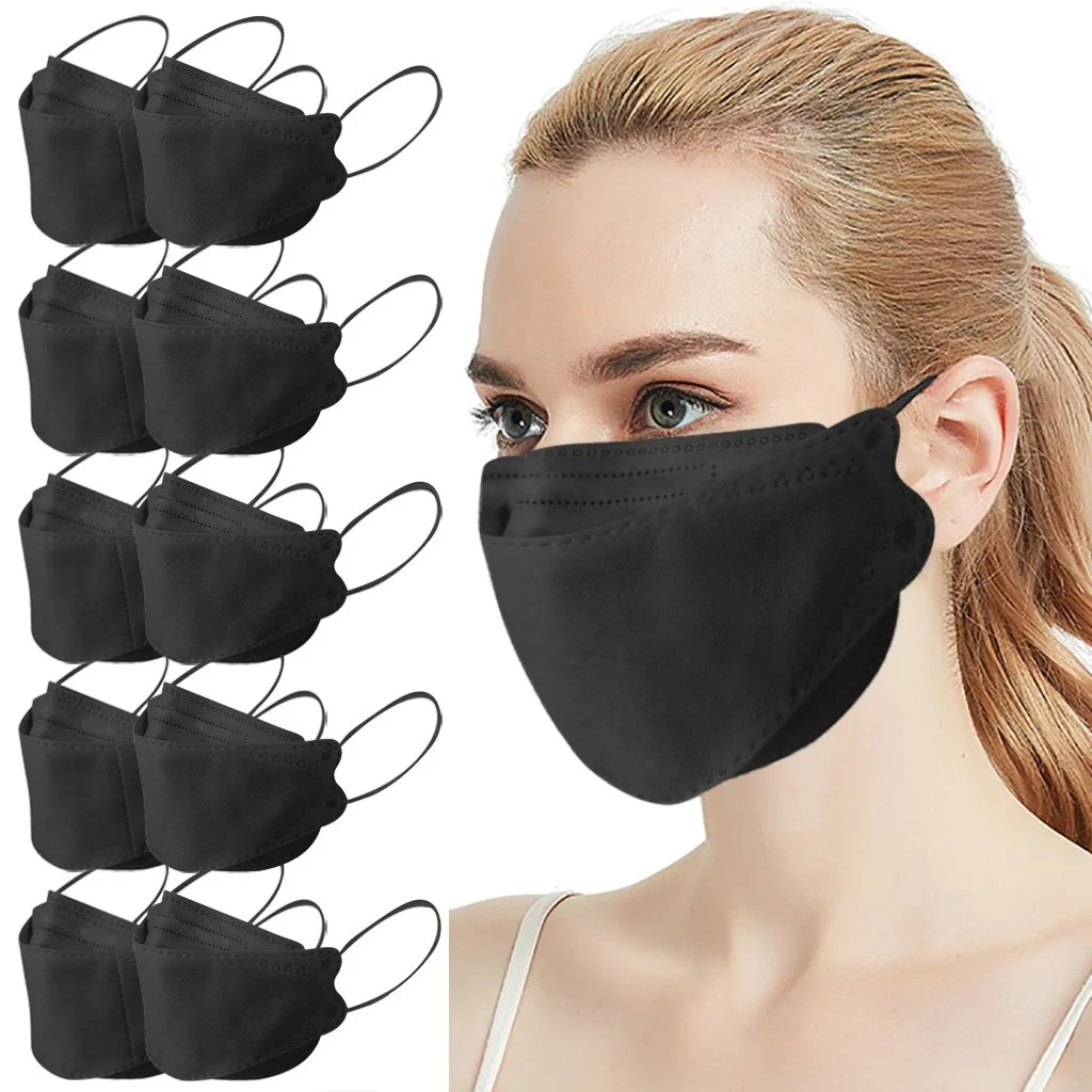 10/20pc Adult Outdoor Mask Droplet And Haze Prevention Fish Non Woven Face Mask 2024 방독면 Mask cazafantasmas 자외선차단마스크 máscaras di