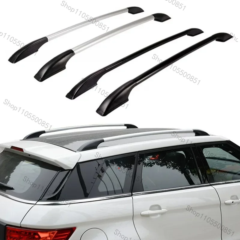 Car roof rack vertical rod aluminum alloy non-punching roof rack decorative strip modified accessories universal vertical rod