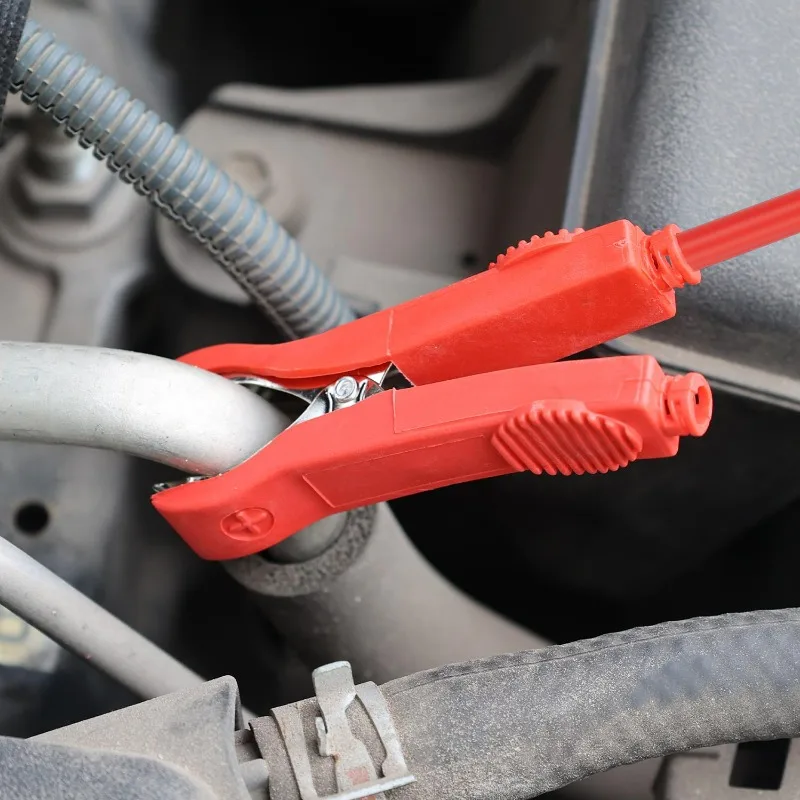 35A Alligator Clips Insulated Crocodile Clamp Insulated Battery Wire Test Connector Clamps Electrical Test Probe Terminals Clamp