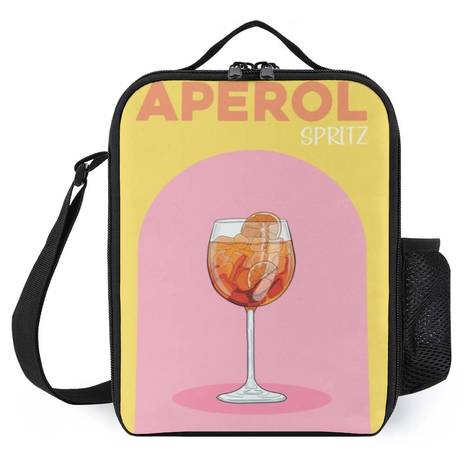 

Aperol Spritz Lonchera Para Almuerzo Mujer Printed Lunch Bag Thermal Kids Cute Lunch Bag Insulation Lunch Box Bag