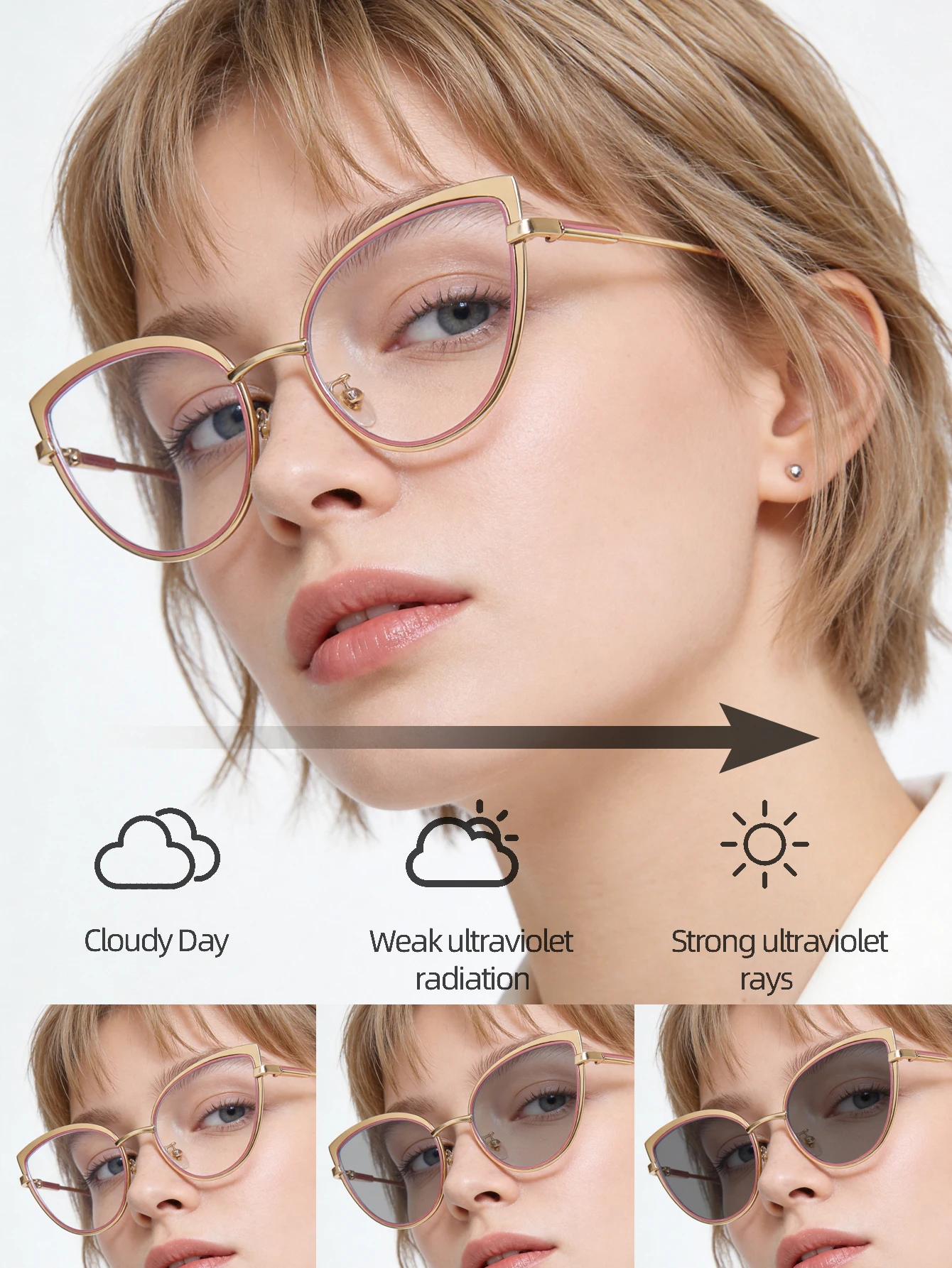 Damskie fotochromowe okulary k – Women'S Fashion Glasses Non Prescription recenzja i cena