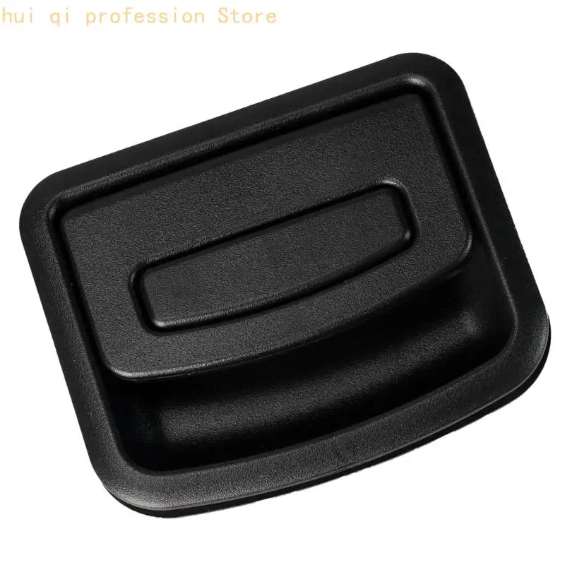 Rear Cargo Floor Cover Handle with Recessed Pull Grip, Black ABS Assembly for Existing Mounting Position and Reference Part