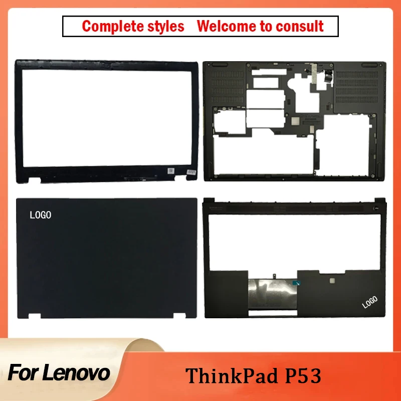 

Новинка, задняя крышка для Lenovo ThinkPad P53 Lcd, подставка для рук, верхний корпус с отверстием для отпечатка пальца, Нижняя крышка, аксессуары для ноутбуков