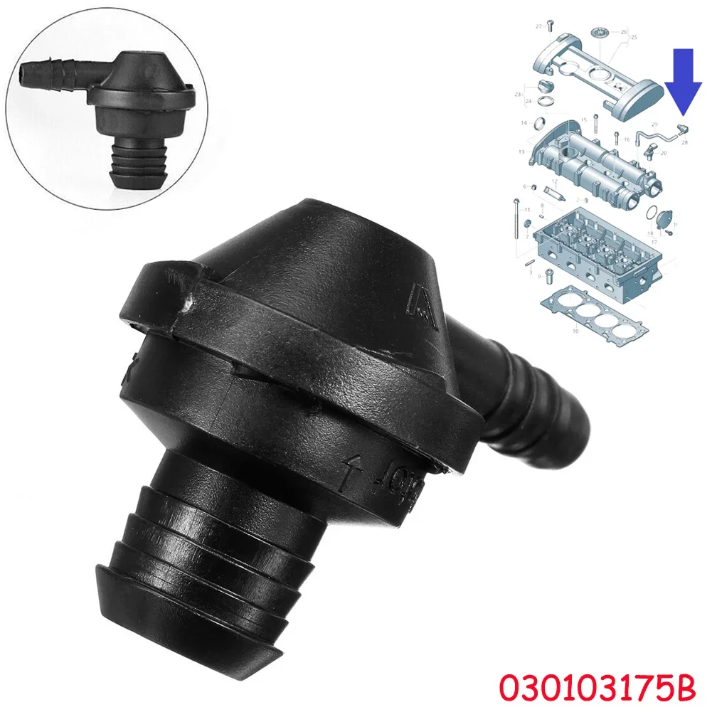 Car Engine Breather Hose Way Valve For A1 A3 For Seat For SKODA For 1.2 / 1.4 Petrol Engines 34331161300, 030103175B Check Valve