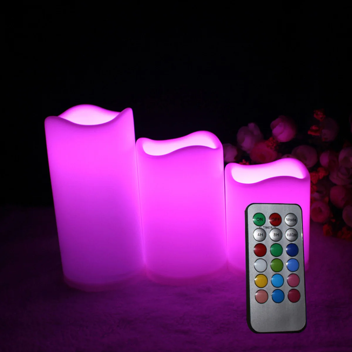 LED Changing Night Light Shaped Lamp for Bedroom Room Decor Remote Control Romantic Atmosphere Birthday