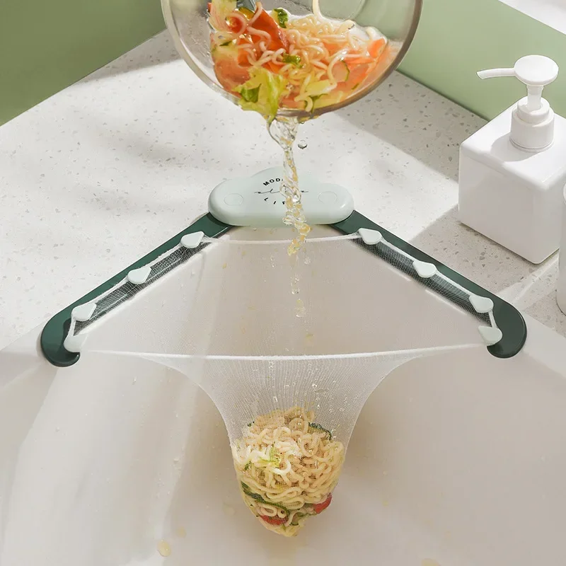 Sink Drain Rack Kitchen Sink Garbage Filter Screen Dishwashing Sink Disposable Filter Bag Leak Proof Bag Kitchen Sink Strainer