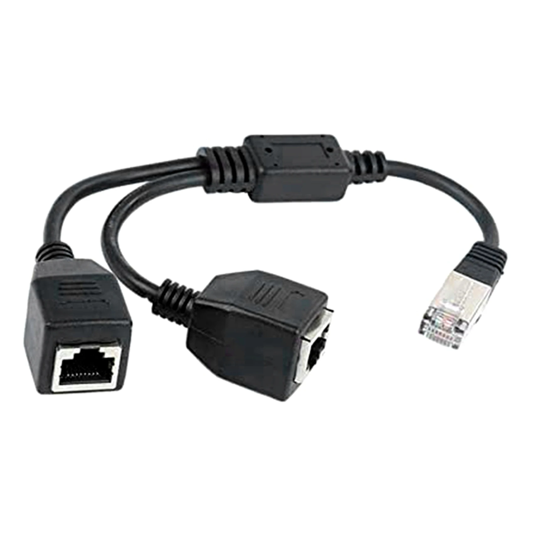 

2X RJ45 1 штекер на 2 гнезда Ethernet-сплиттер для Super Cat5, Cat6, LAN Ethernet сетевой удлинительный кабель-адаптер