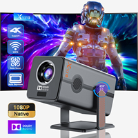 Xnano HM310 Smart Projector 4K Android 13 Dual WiFi5 500ANSI Amlogic T950S BT5.2 1920*1080P Home Theater Cinema Mini Projectors