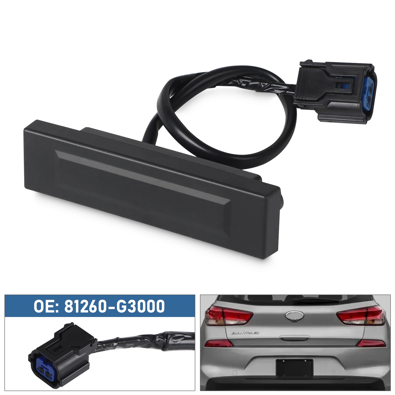 81260-G3000 New Car Rear Trunk Tailgate Release liftgate Switch For 2018 2019 2020 Hyundai Elantra GT / 2017-2023 I30 81720G4000