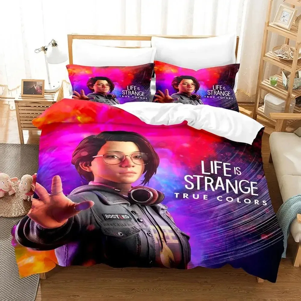 Life Is Strange Game True Colors Bedding Set Duvet Cover Bed Set Quilt Cover Pillowcase Comforter king Queen Size Boys Adult