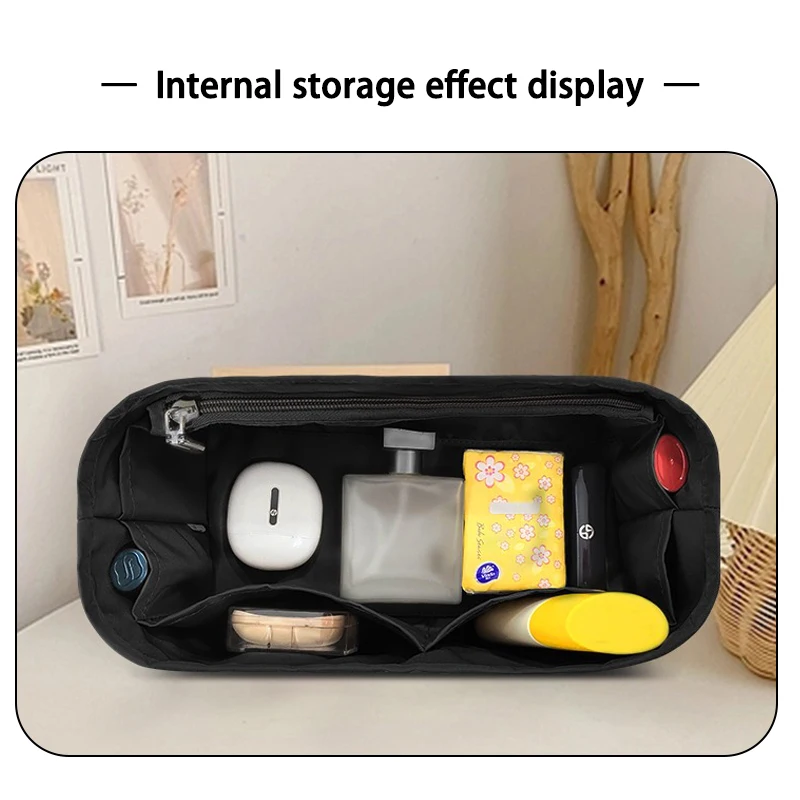 EverToner Multi-Pocket-Organizer aus Nylonmaterial für L Ta-eoff Rucksack, Reise-Make-up-Aufbewahrungstasche, Zubehör
