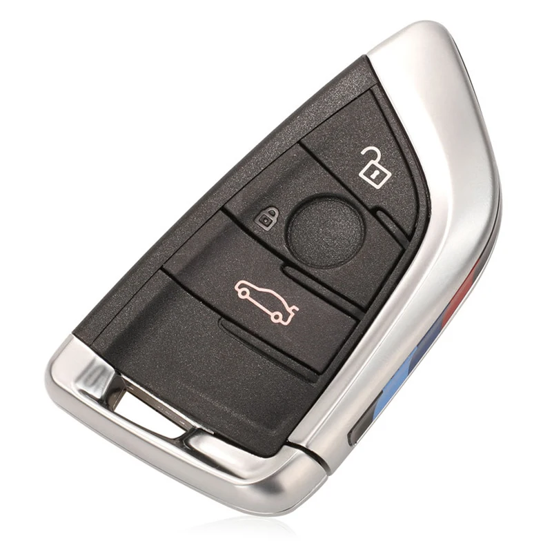 5 szt. Obudowa kluczyka samochodowego z inteligentną kartą 3/4 BTN do BMW serii 1 2 7 X1 X5 X6 X5M X6M klasy F, pilot zdalnego sterowania, wkładka ostrza