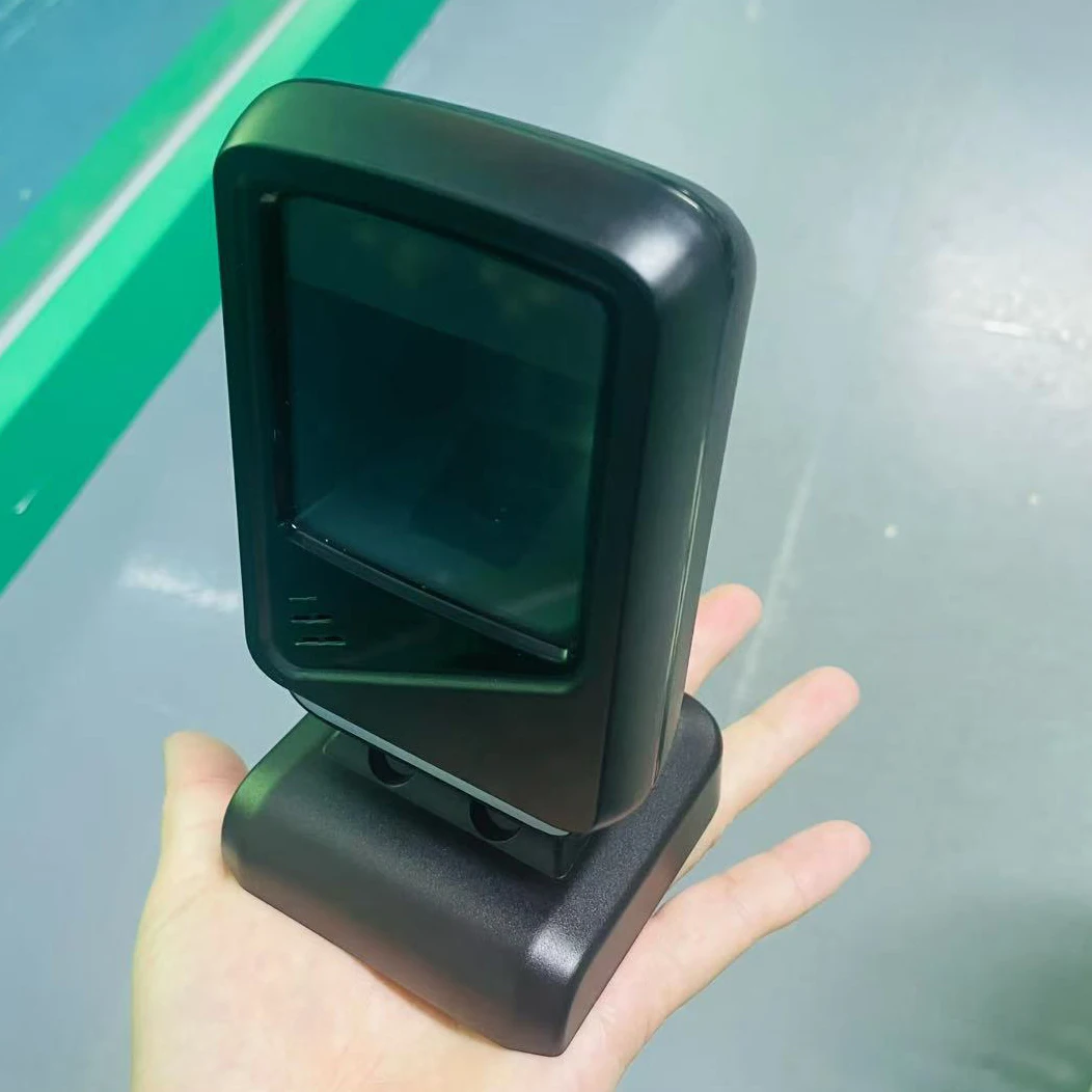 2D Omnidirectional Barcode Scanner 1D QR Code Desktop Auto Sense Bar code EAN-13 Data Matrix Reader for Supermarket Store