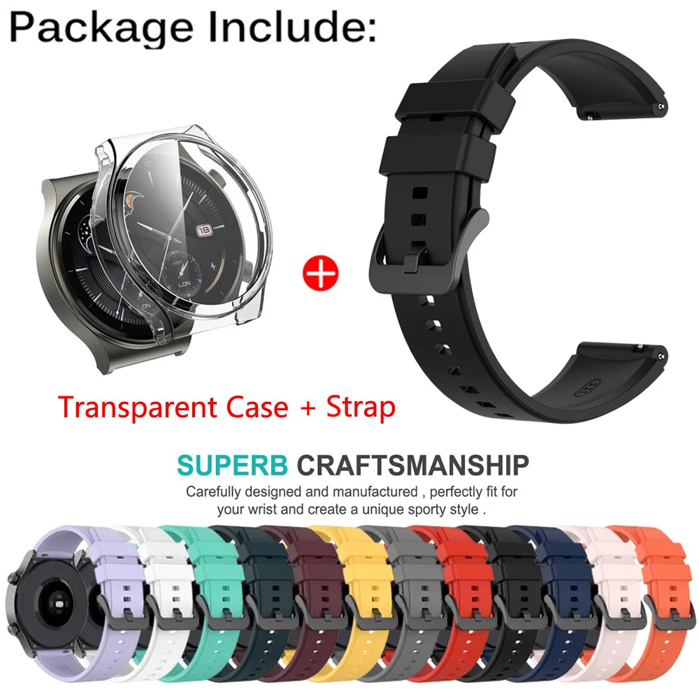 Replacement Strap For Huawei Watch GT 2 Pro Strap Silicone Strap For Huawei Watch GT 2 46mm Strap Watchband Bracelet