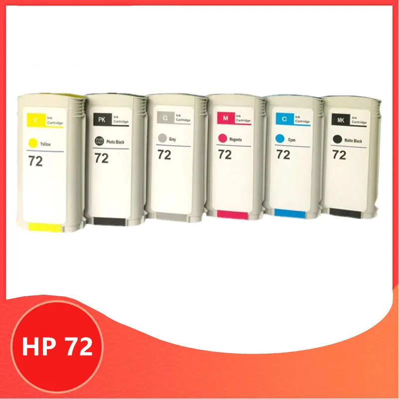 Compatible for HP 72 Ink Cartridge for hp72 ink cartridge With Chip T610 T620 T770 T790 T795 T1100 T1120 T1200 T1300 T2300