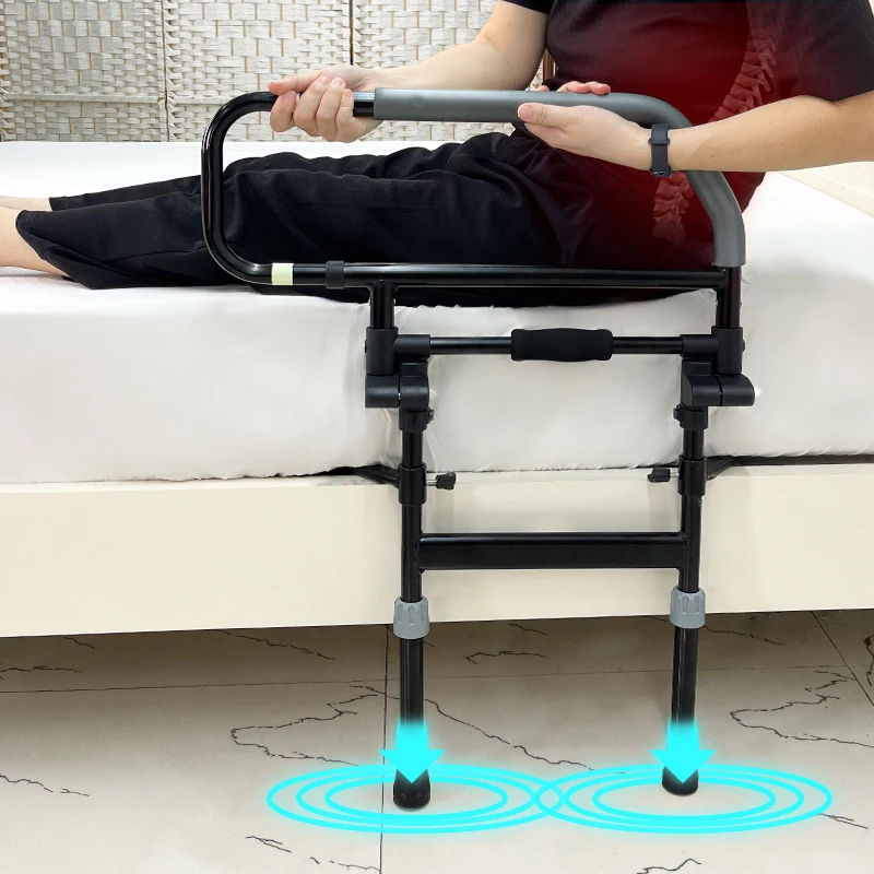 ارتفاع قابل للتعديل سرير قابل للطي درابزين جانبي قابل للطي لكبار السن. #1