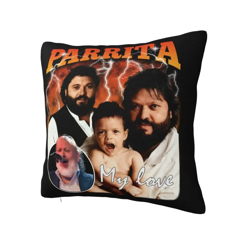 Flamenco Singer Parrita Throw Pillow Case 60*60cm Home Decoration Cushion Cover Velvet Polyester Pillowcase