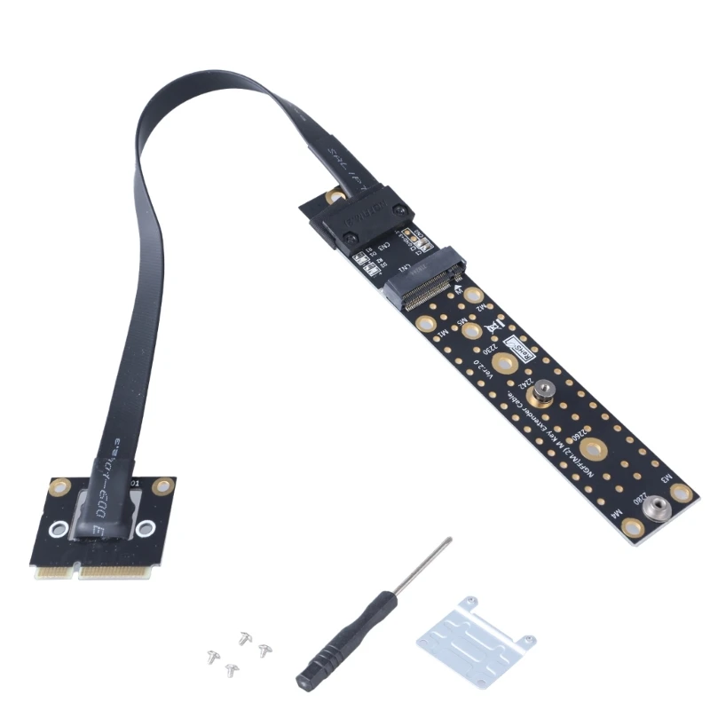 

Малый переходник PCIe «папа-ключ-м-мама» PCIE-NVME NGFF M.2 Key M Risers