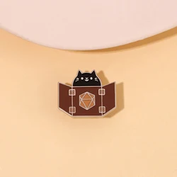 Cartoon Games Enamel Pins Role Playing Dungeon Cat Brooches Lapel Badges For Hot Backpack Jewelry Gifts For Fans Friends