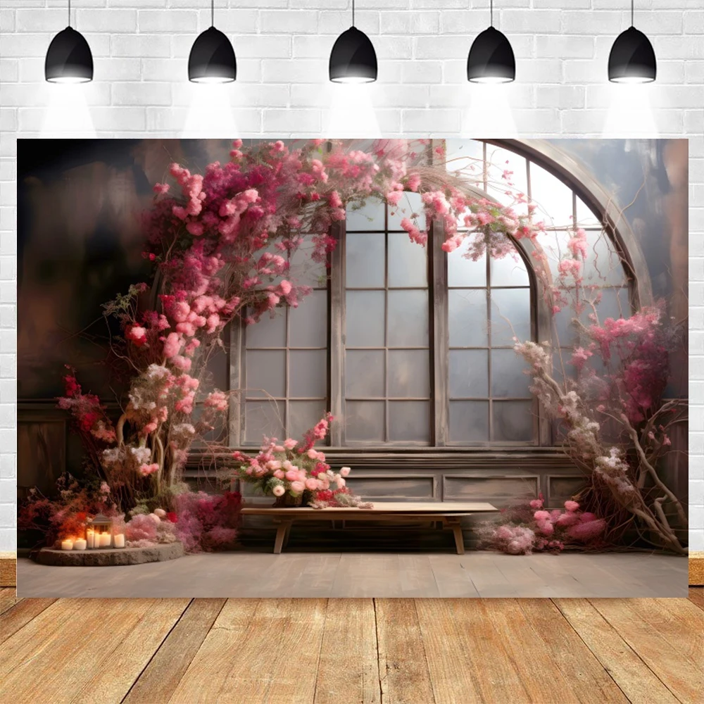 Abstract Flower Photography Backdrop Spring Newborn Baby Shower Birthday Wedding Party Decor Adult Kid Portrait Photo Background